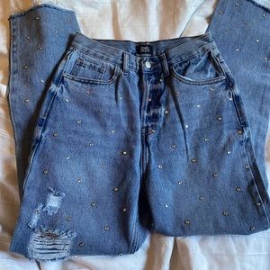 Rhinestone jeans (bundle only )